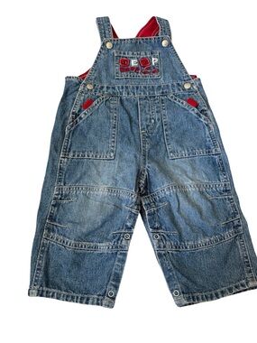 Vintage Faded Glory Baby Denim Overall One-Piece 6-9M